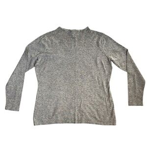 Sparkly gray sweater wool blend